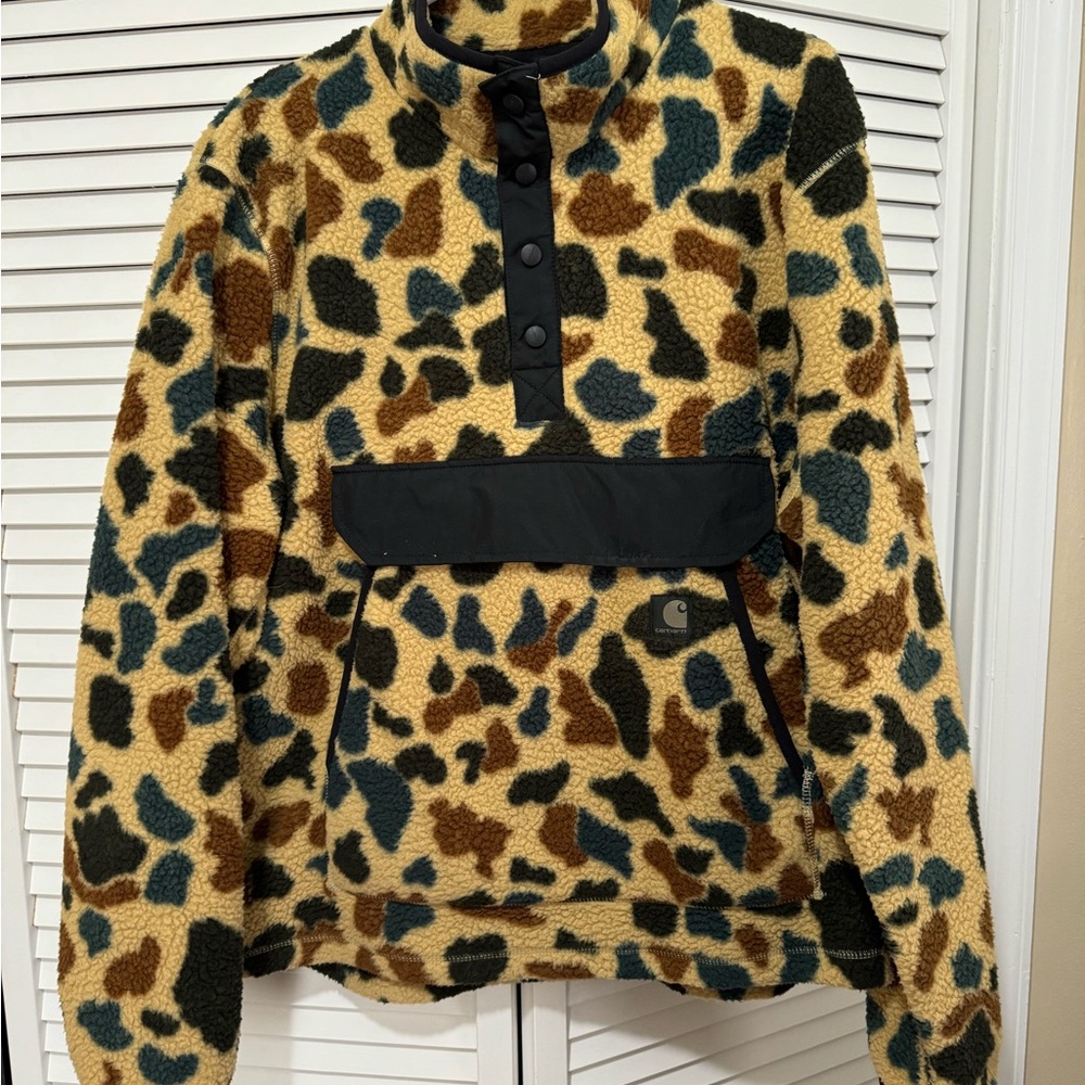 Carhartt Leopard Print Fleece Pullover